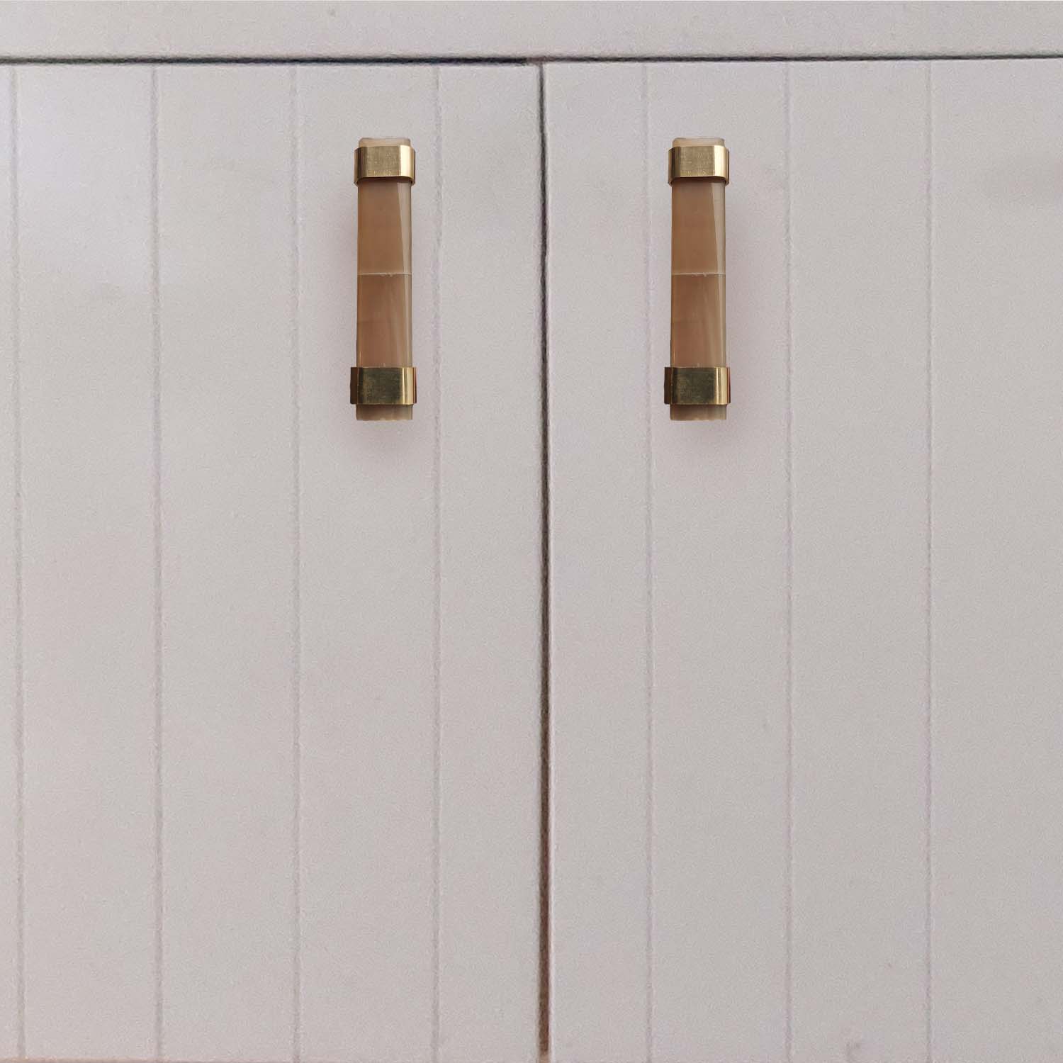kast greep hoorn messing