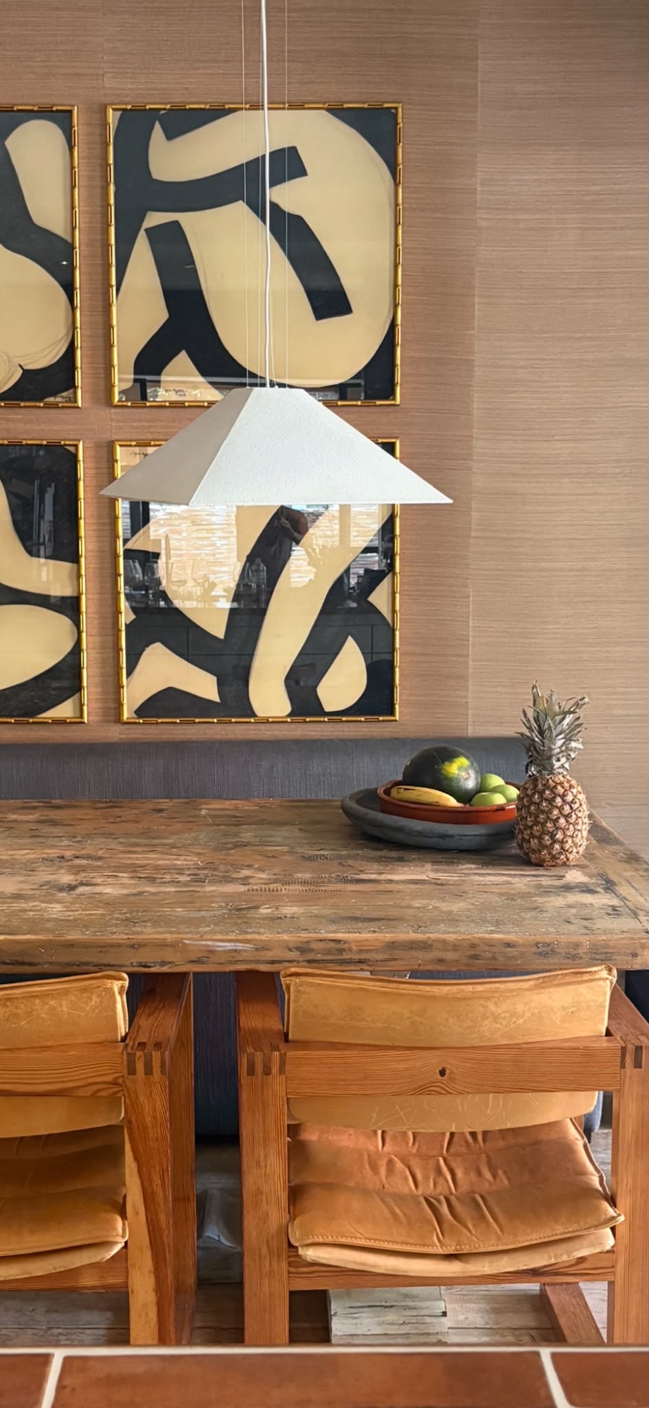 Behang Sisal - Warm Oker