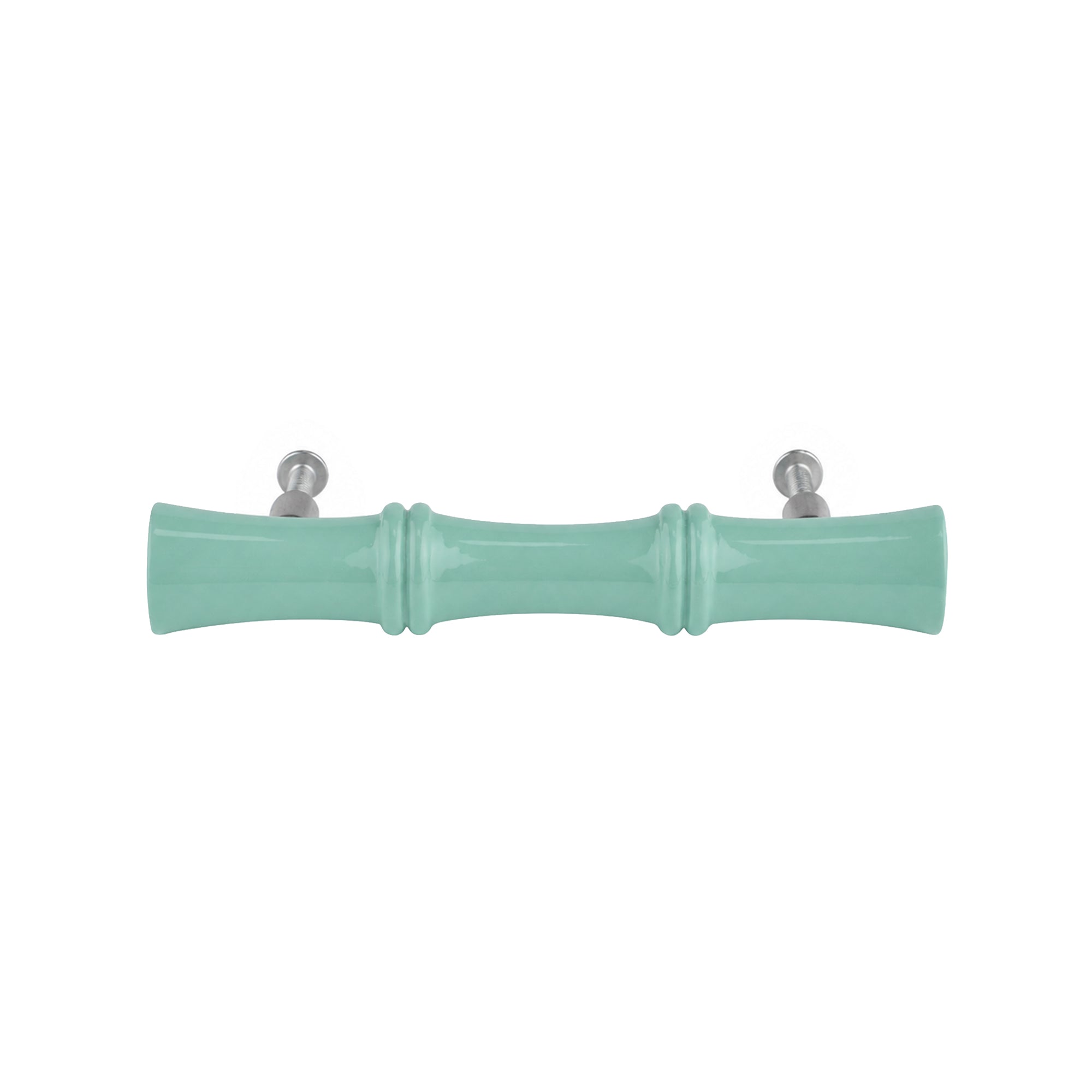 Bamboe houten greep blauw medium