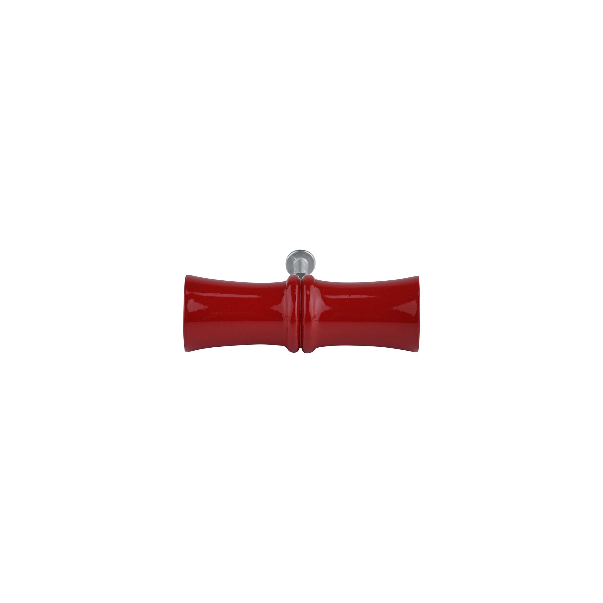 Bamboe houten greep rood klein