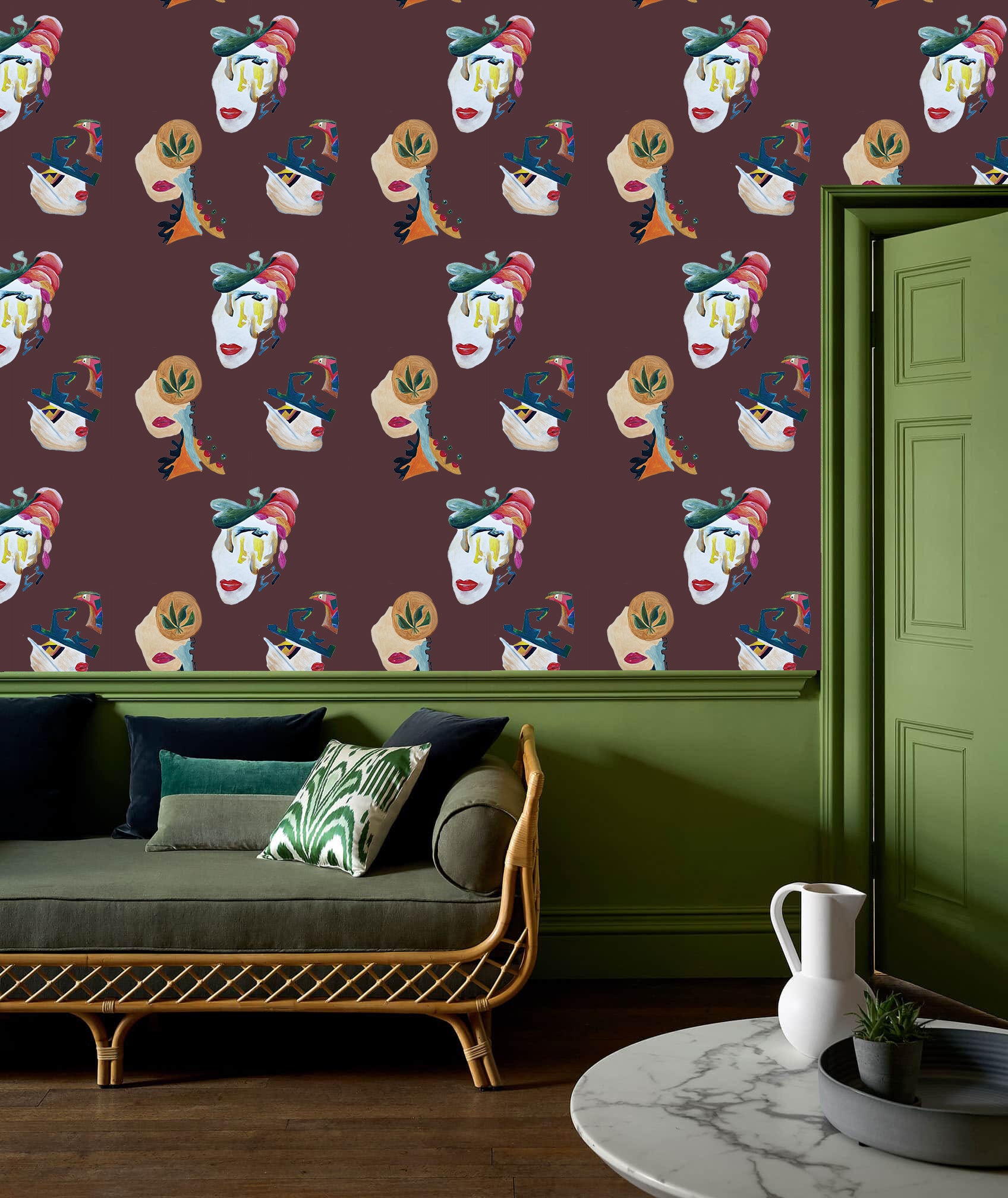 Behang Eclectic portraits