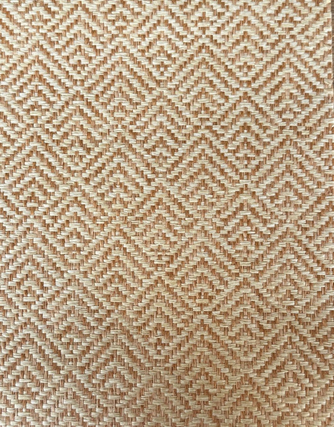 Behang Weave Mandala White Sand