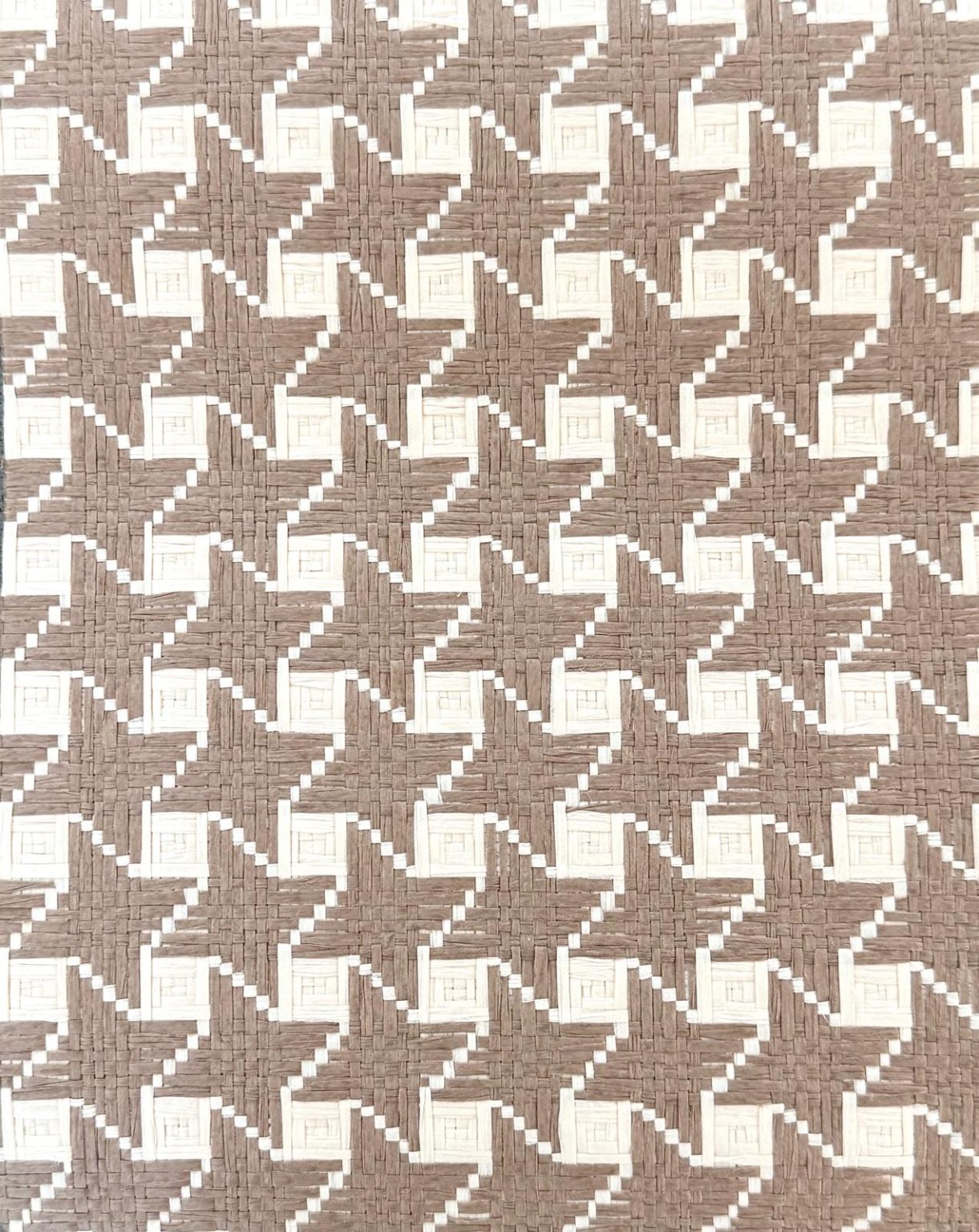 Behang Weave Star Brown