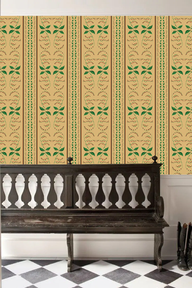 Behang Floral Vintage