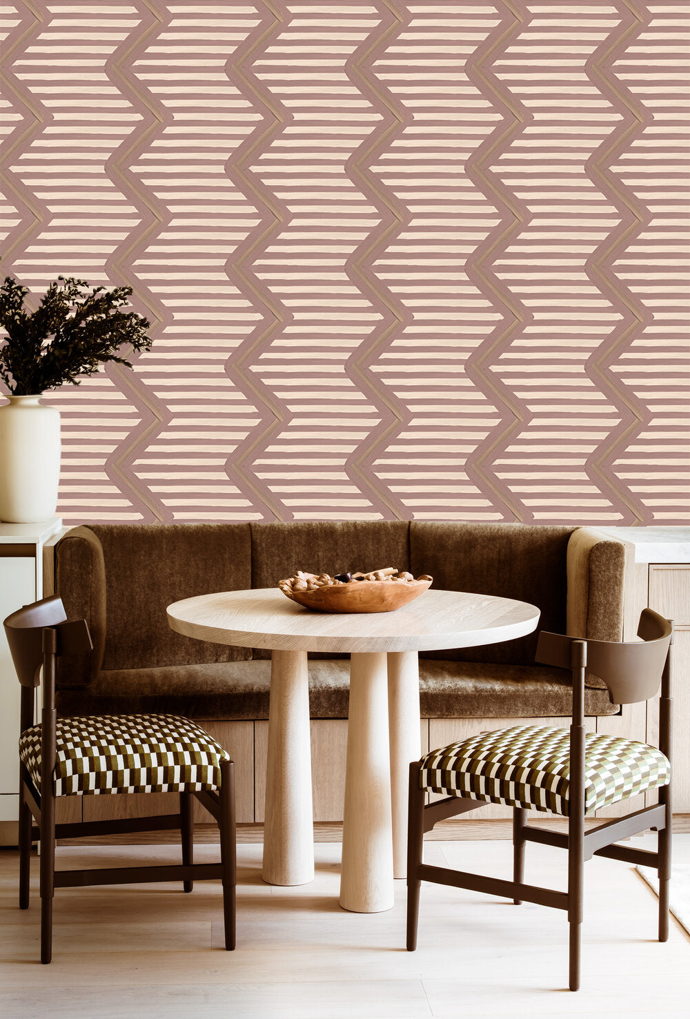 Behang Ikat Oez Zigzag