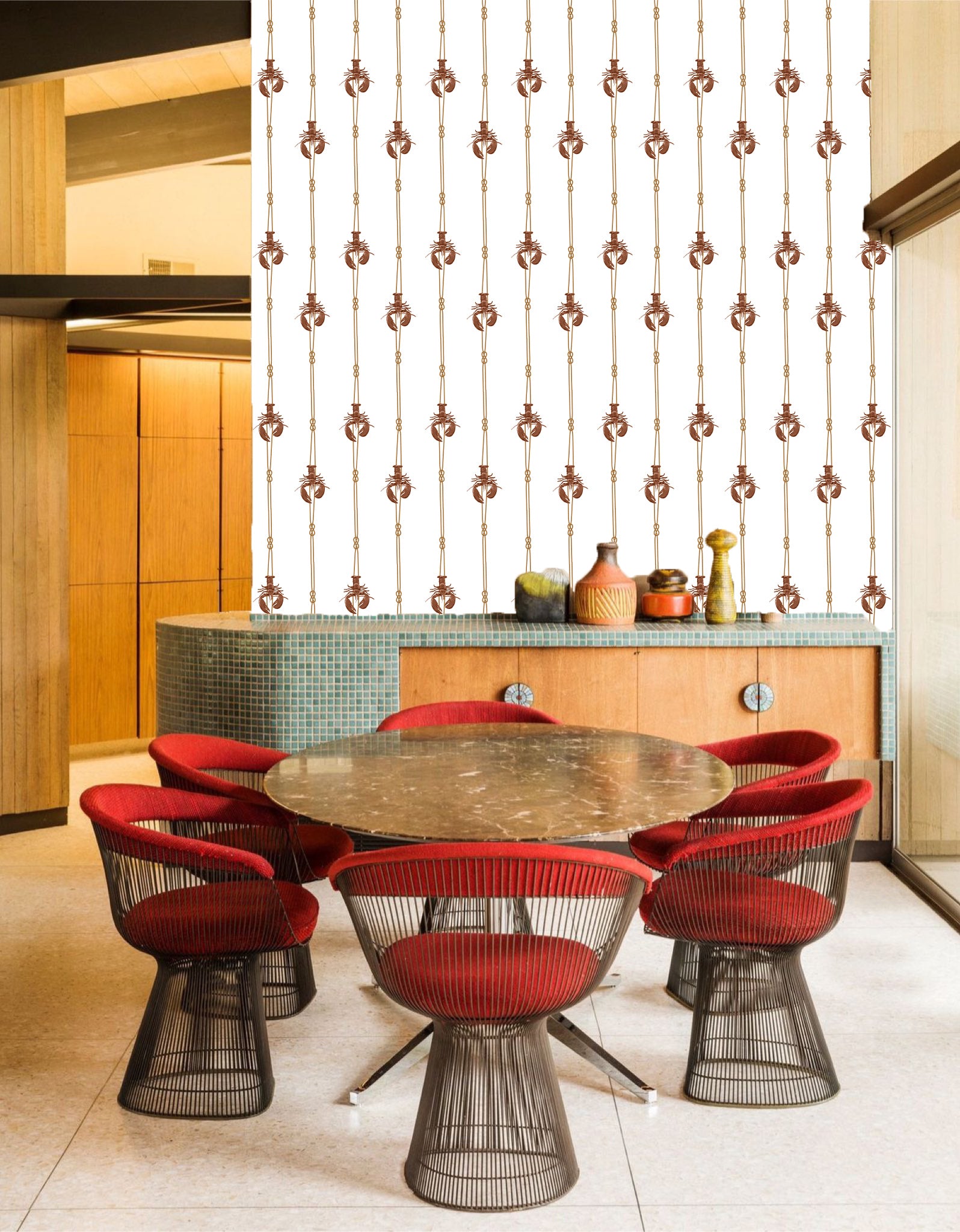 Behang Mediterranean Lobster