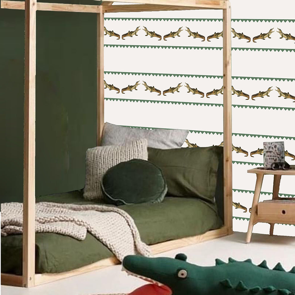 Behang Crocodile Sam