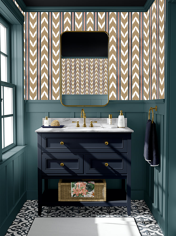 Behang Edgy Ikat