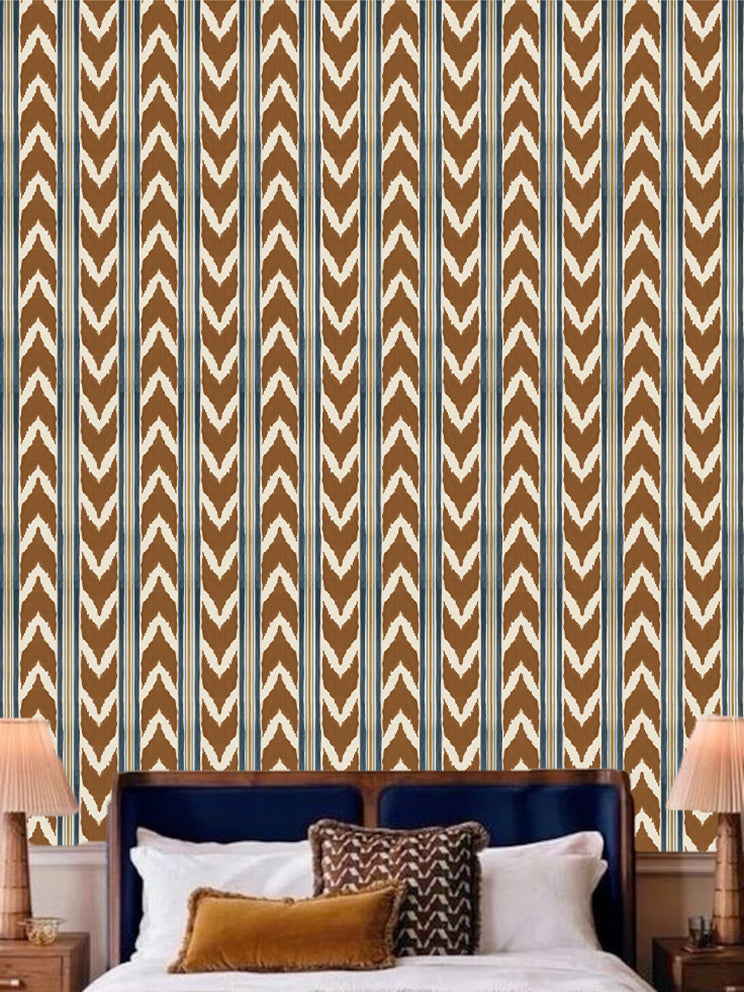 Behang Edgy Ikat