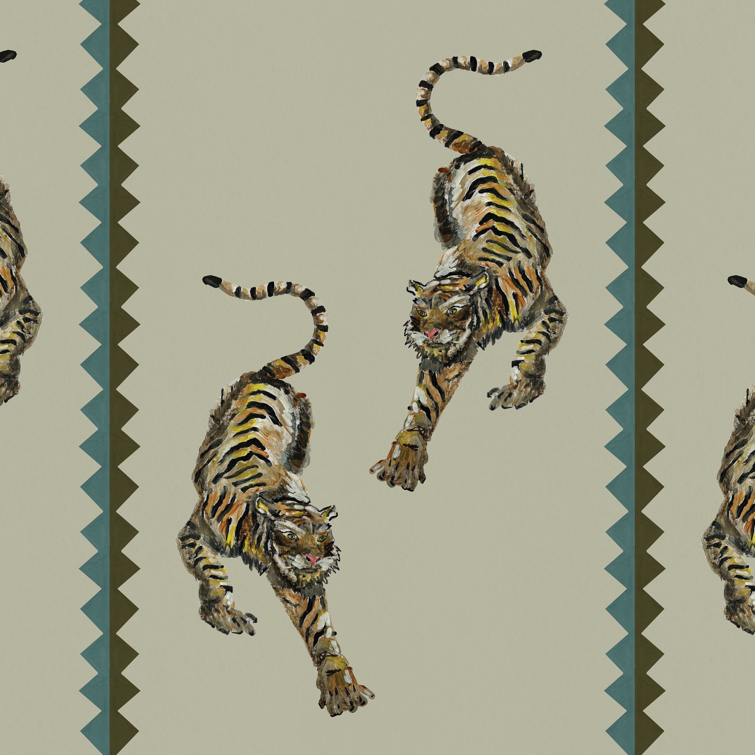 Behang Tiger Panthera
