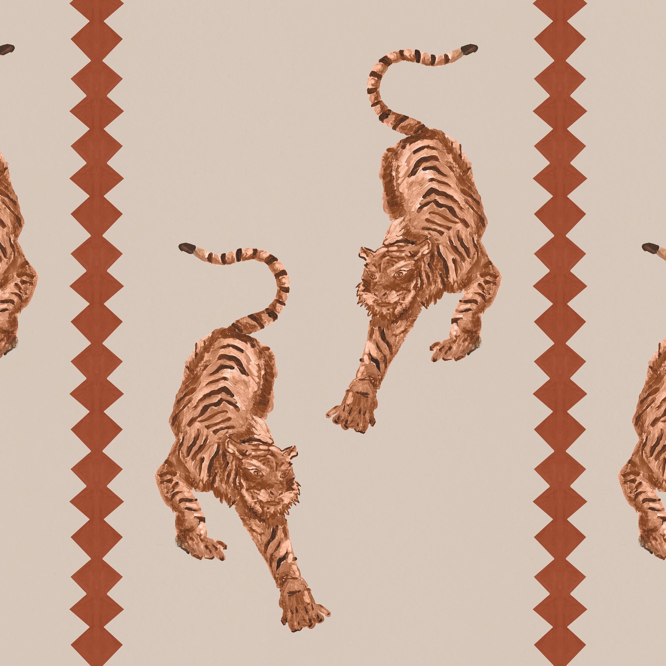 Behang Tiger Panthera