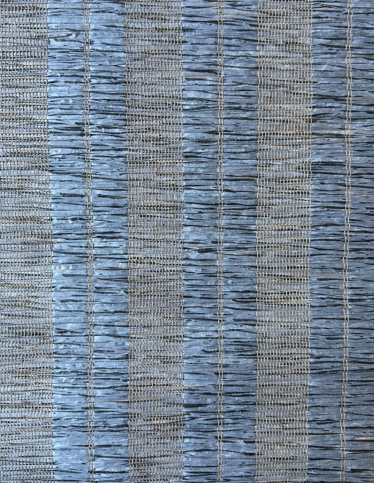 Behang weave stripes light slate gray