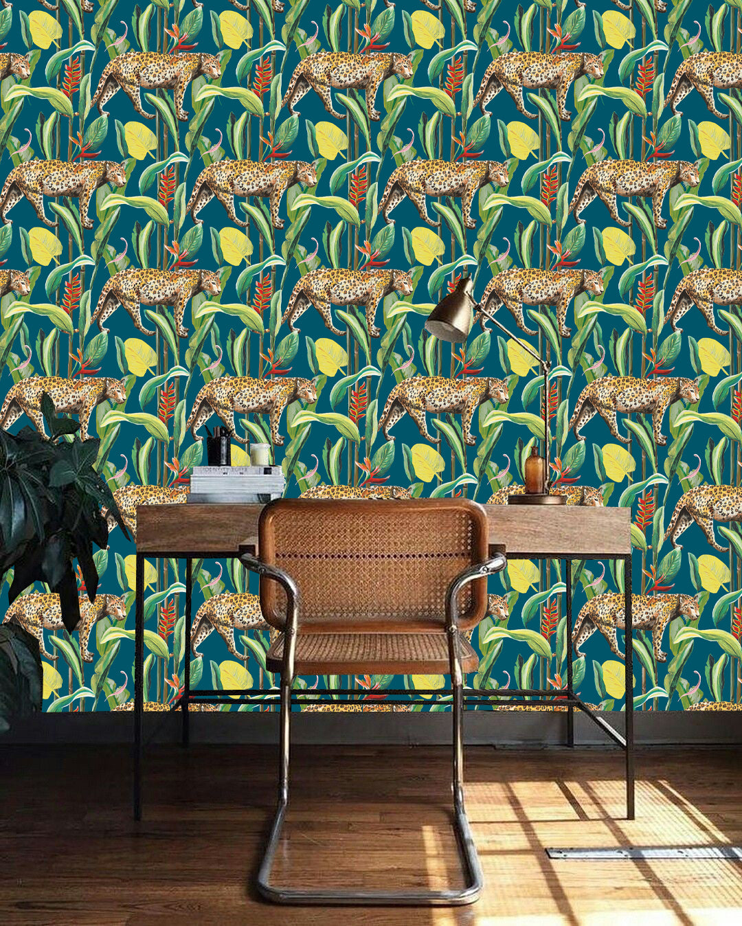 Behang Wild Jungle Stories Panter