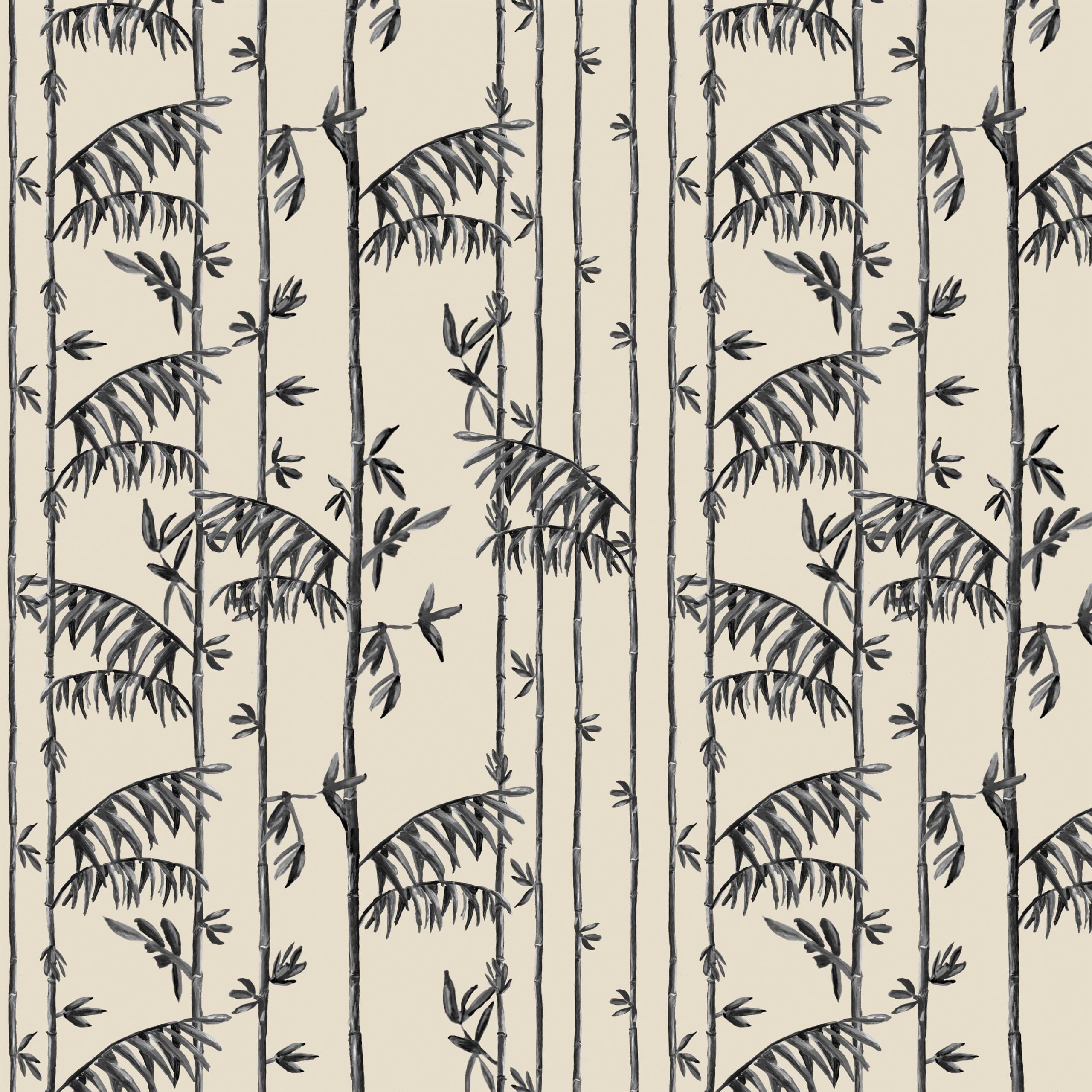 Behang Bamboe Bamboo Leaves