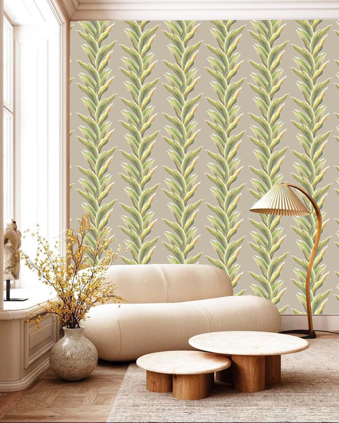 Behang Botanical Garland