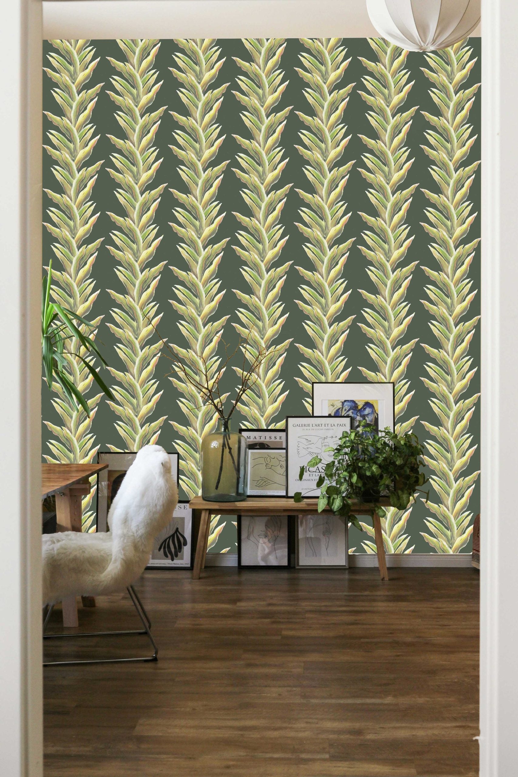 Behang Botanical Garland
