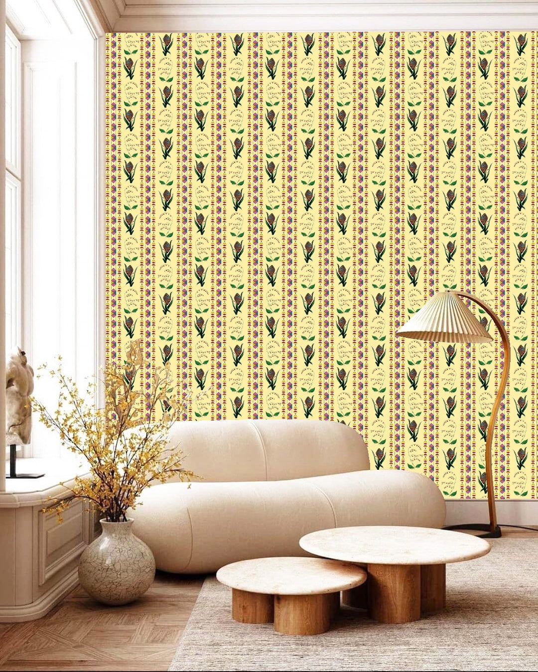 Behang Encanto Aztec Flowers