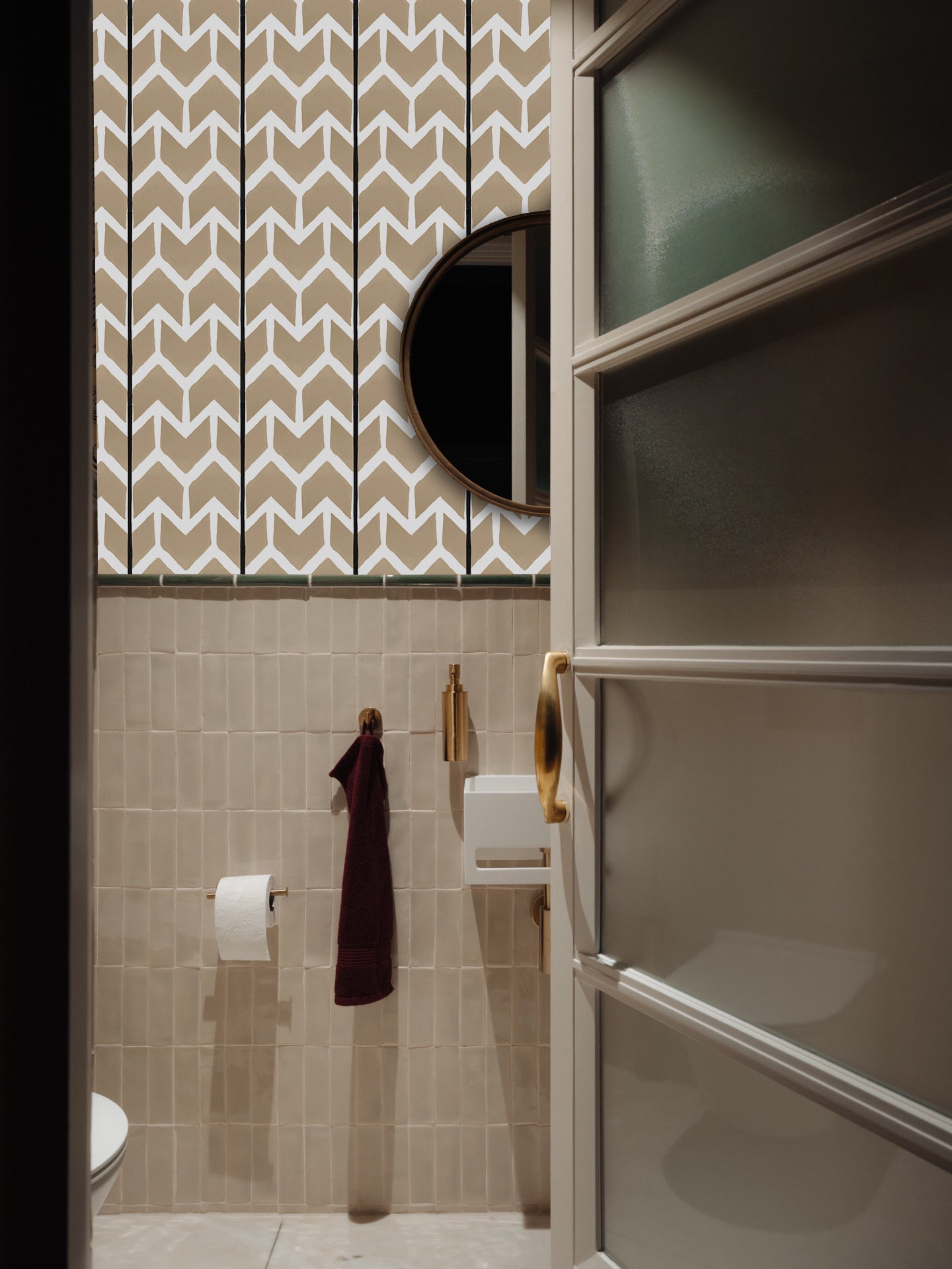 Ikat Arrows Wallpaper