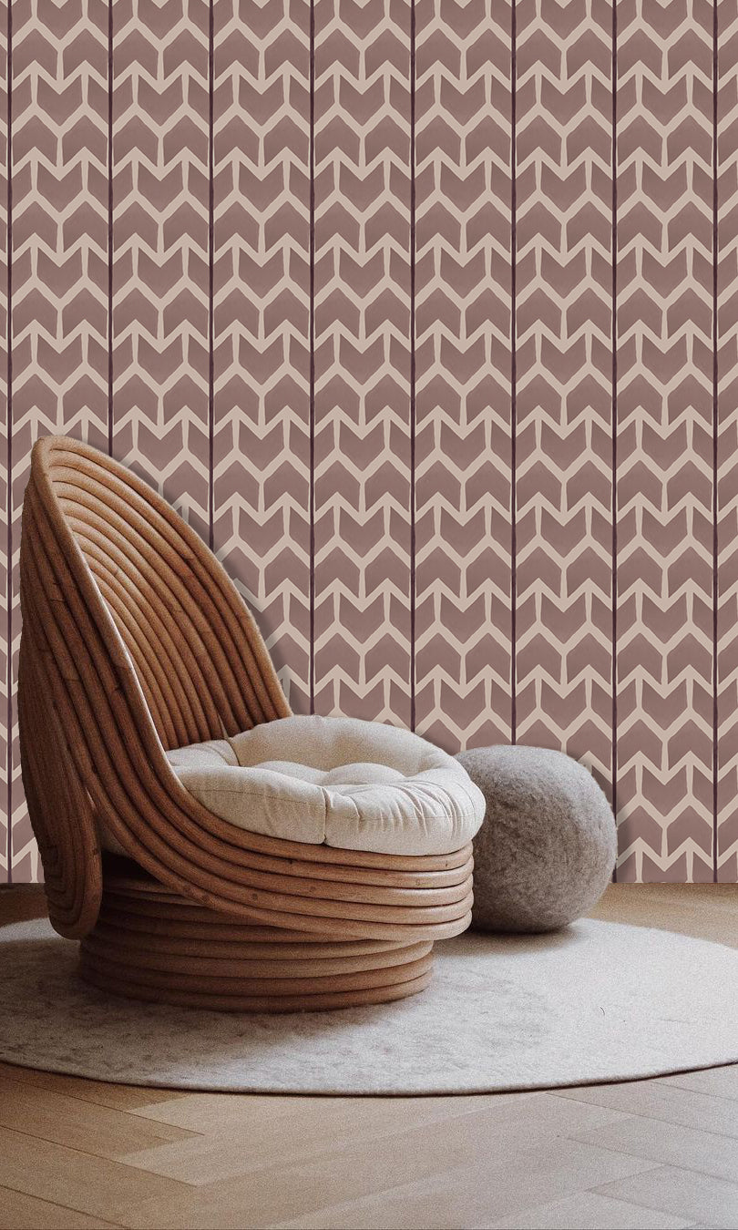 Ikat Arrows Wallpaper