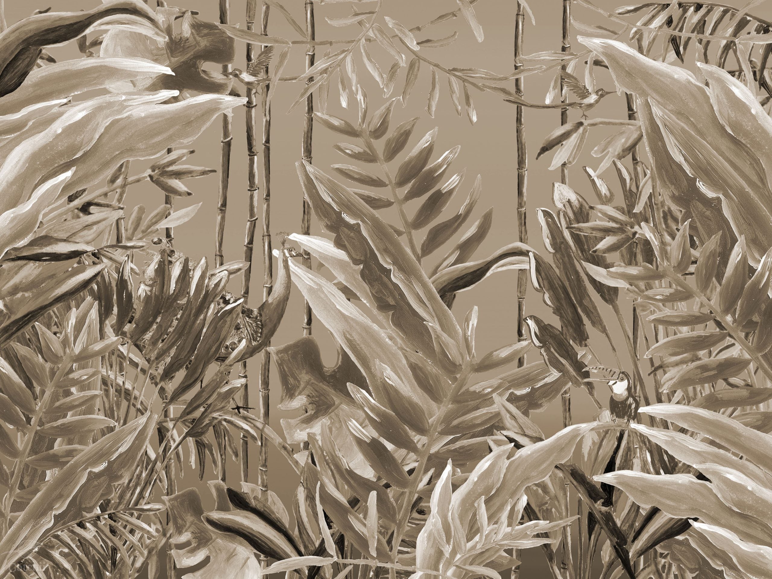 Mural Jungle Bos Jungle Forest