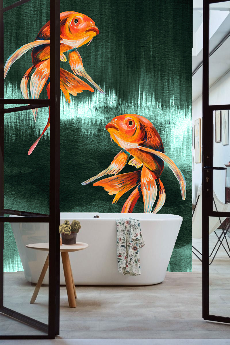 Mural Koi Fish Art