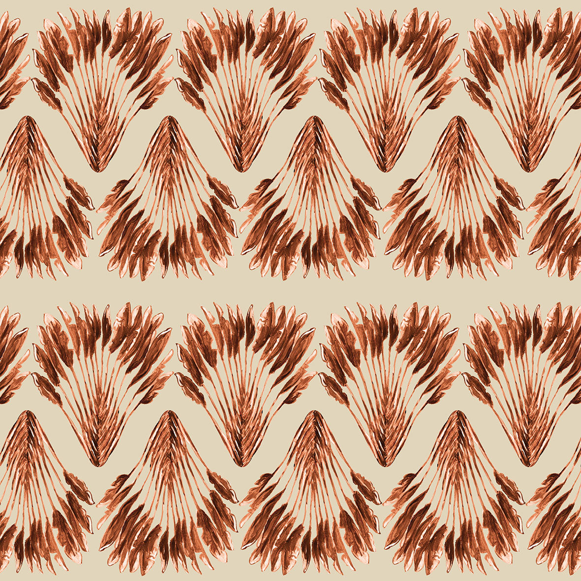 Behang Madagascar Travellers Wavy Palm