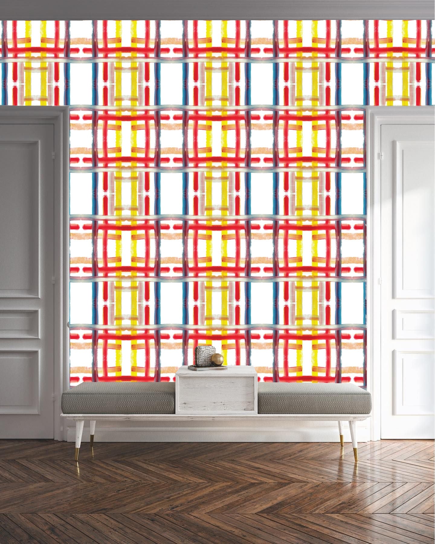 Behang Mondriaan Stripes