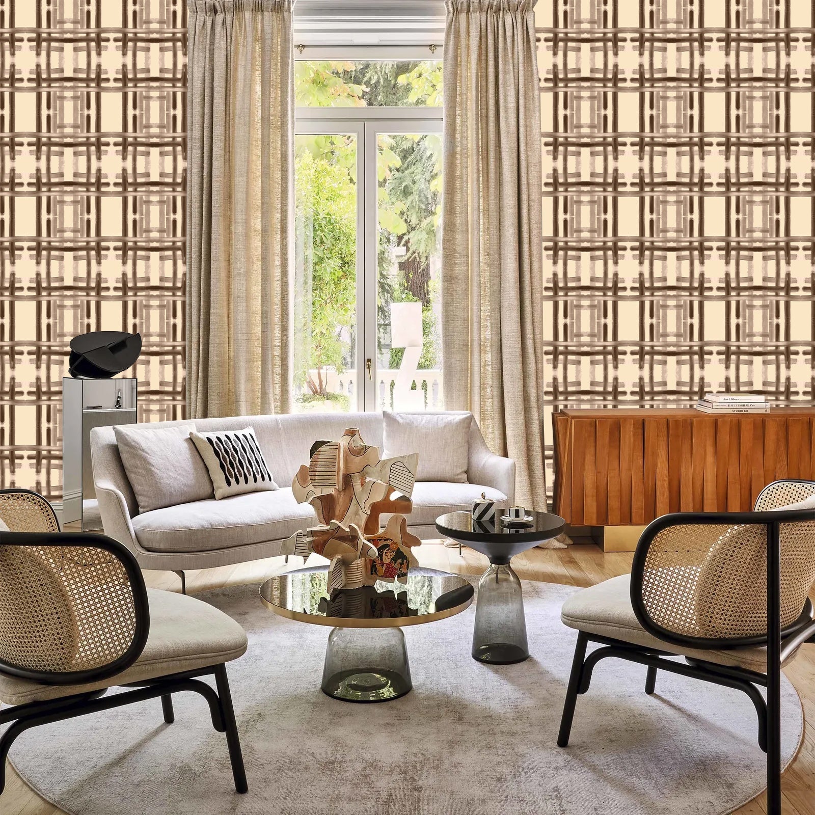 Behang Mondriaan Stripes