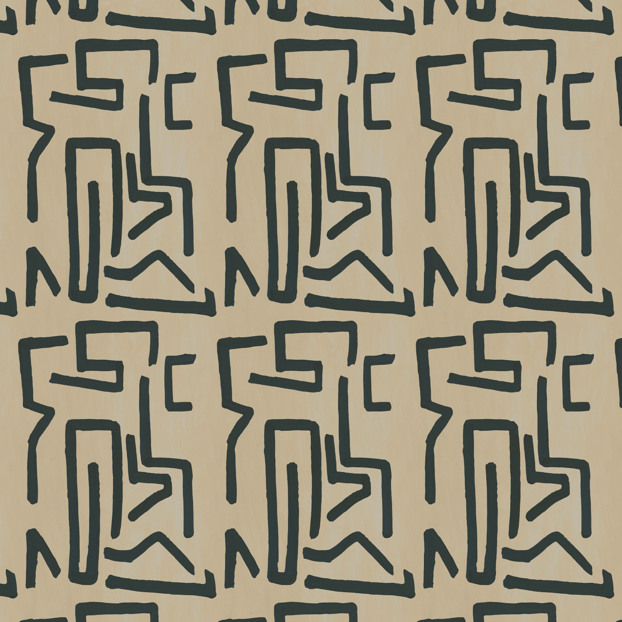 Behang Retro Lines
