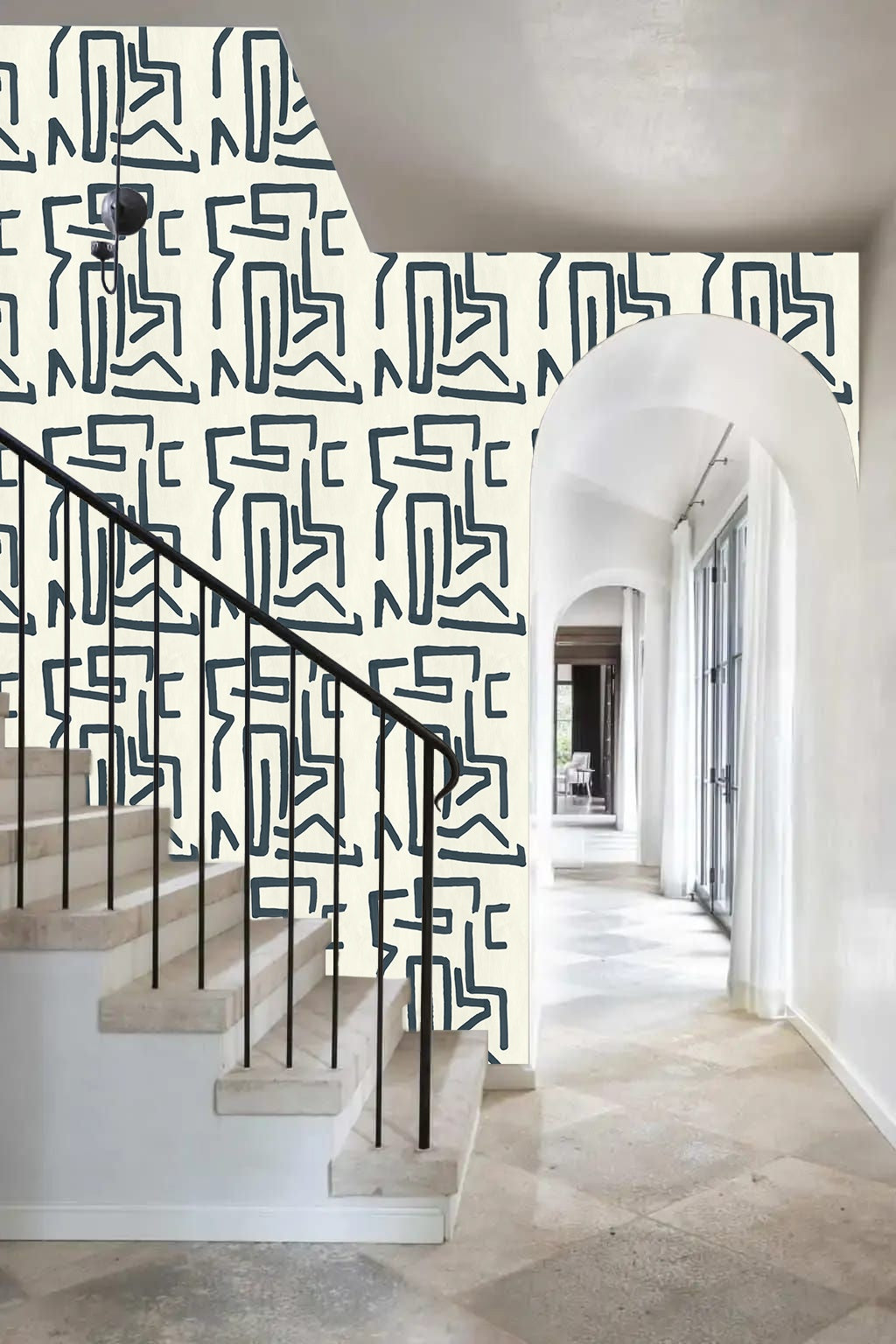 Behang Retro Lines