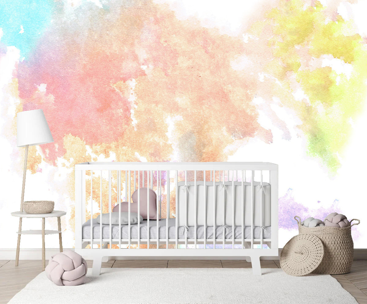 Mural Watercolor Splatters Tie-Dye