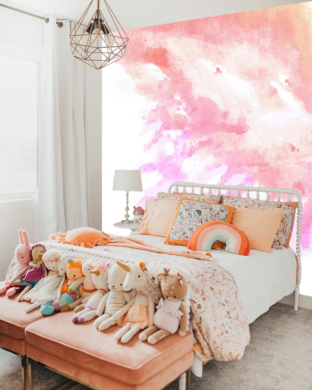 Mural Watercolor Splatters Tie-Dye