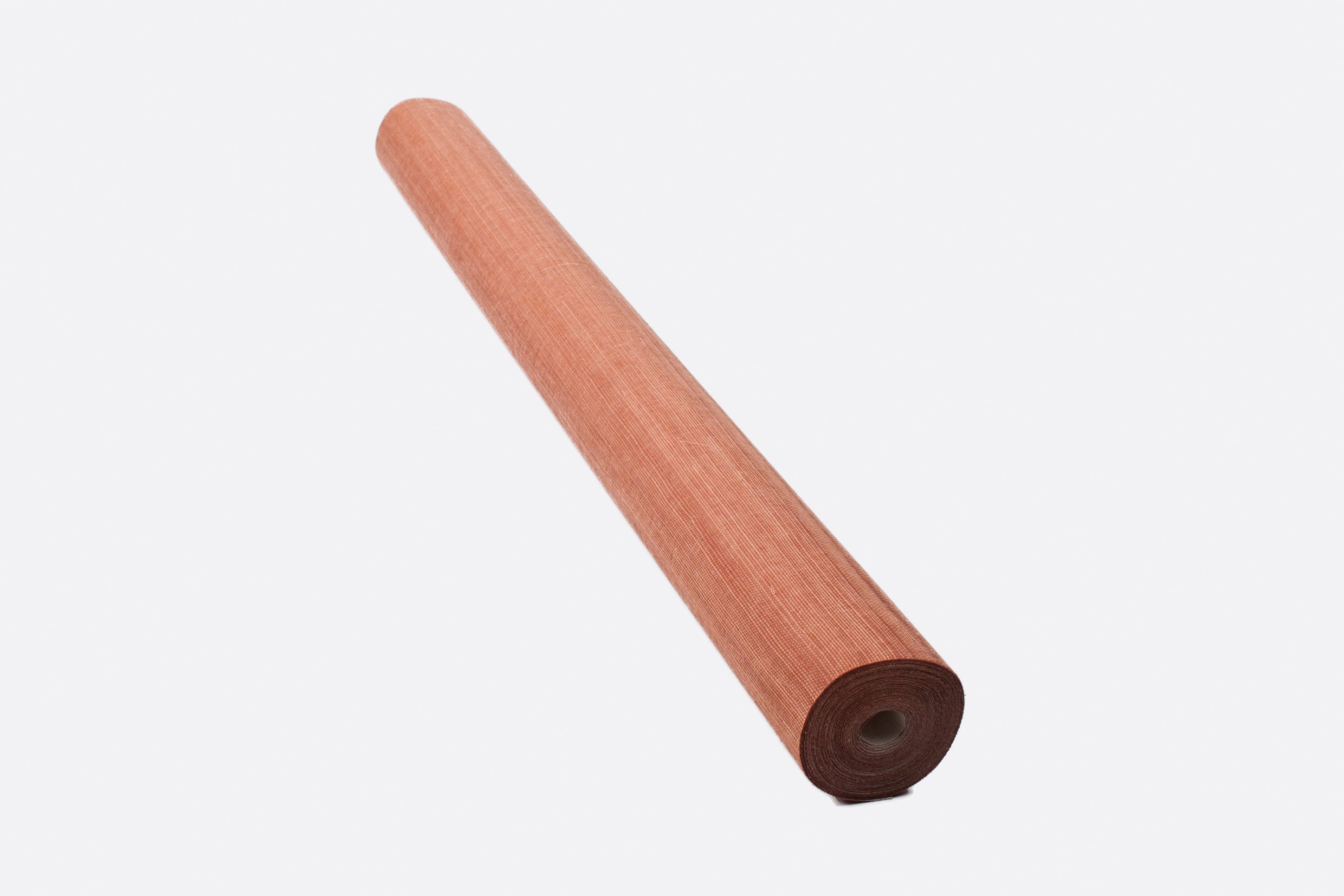 Natuurlijk behang sisal terracotta