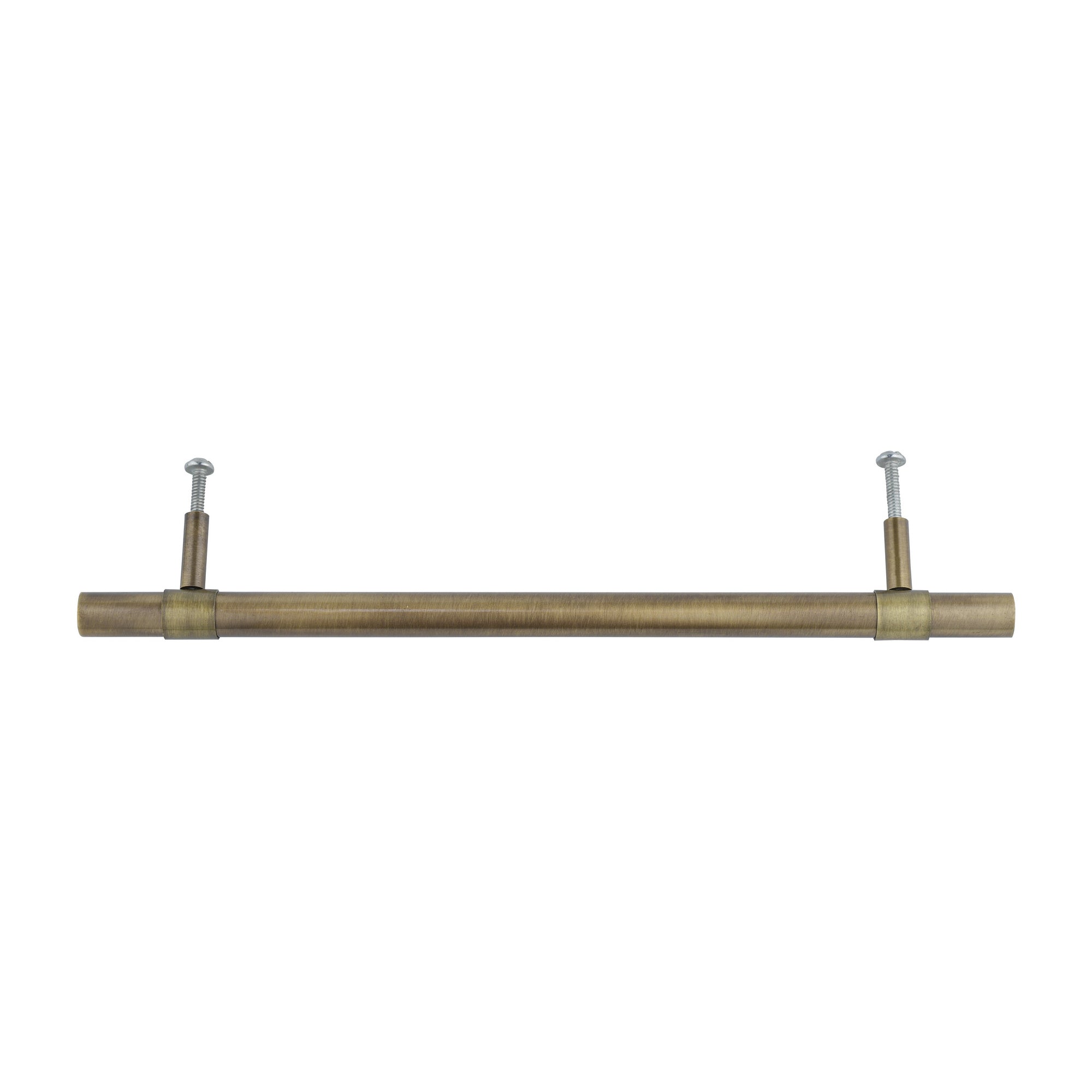Patinated brass cabinet handle XXL