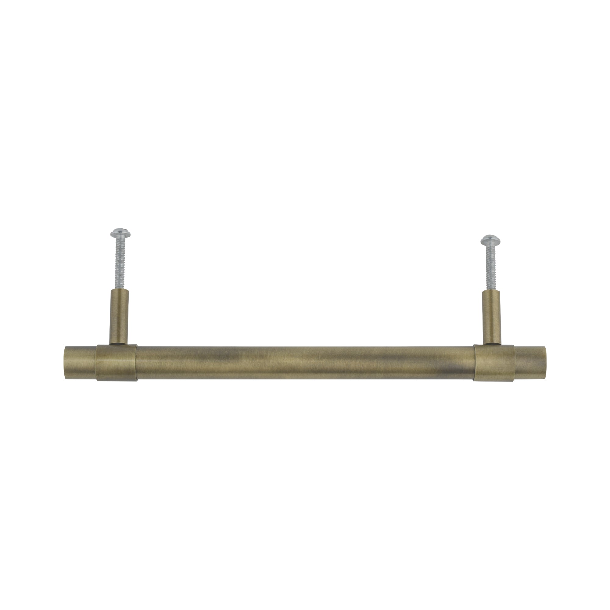 Patinated brass cabinet handle XL