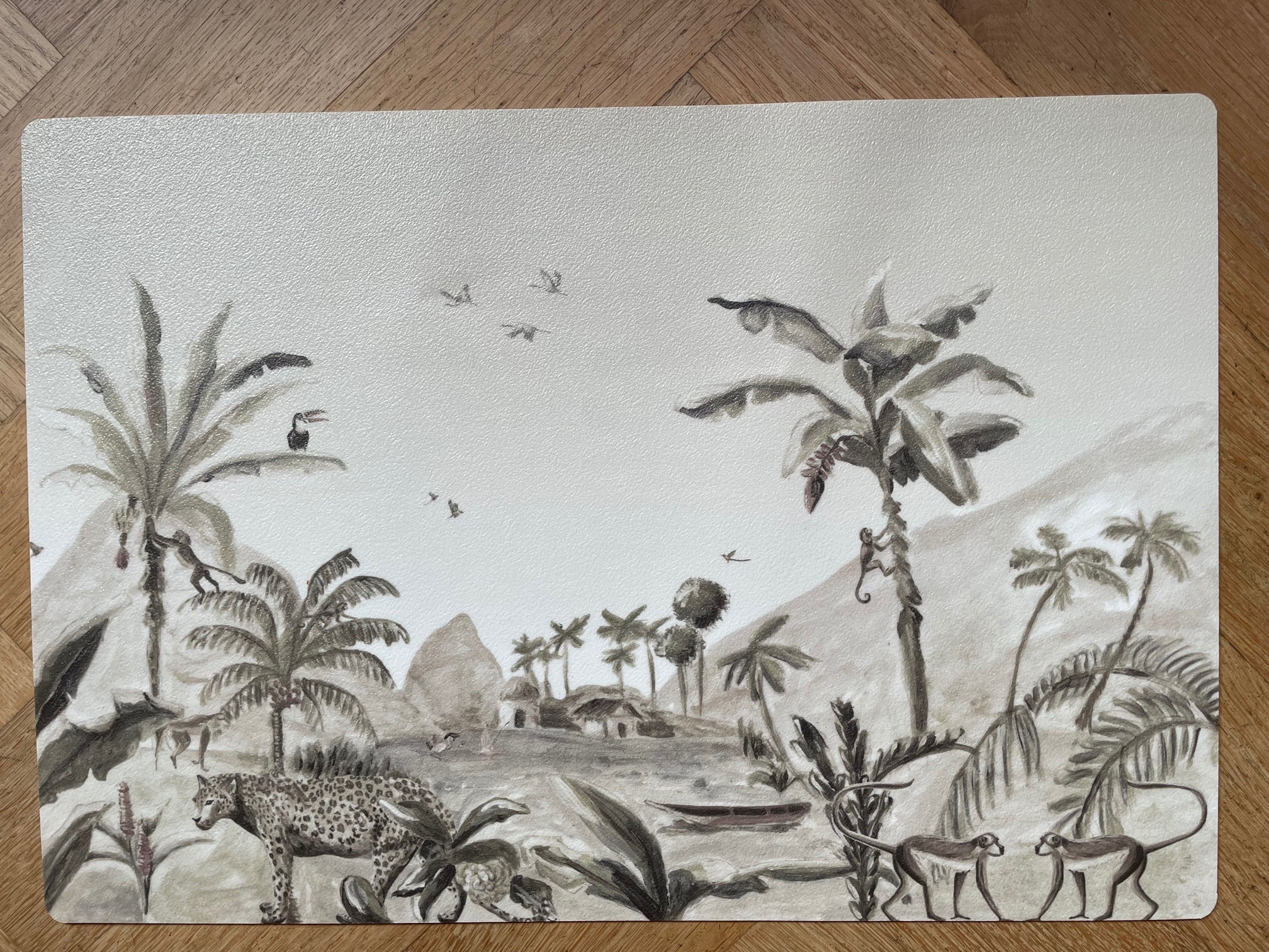 Placemat Jungle Landscape sepia