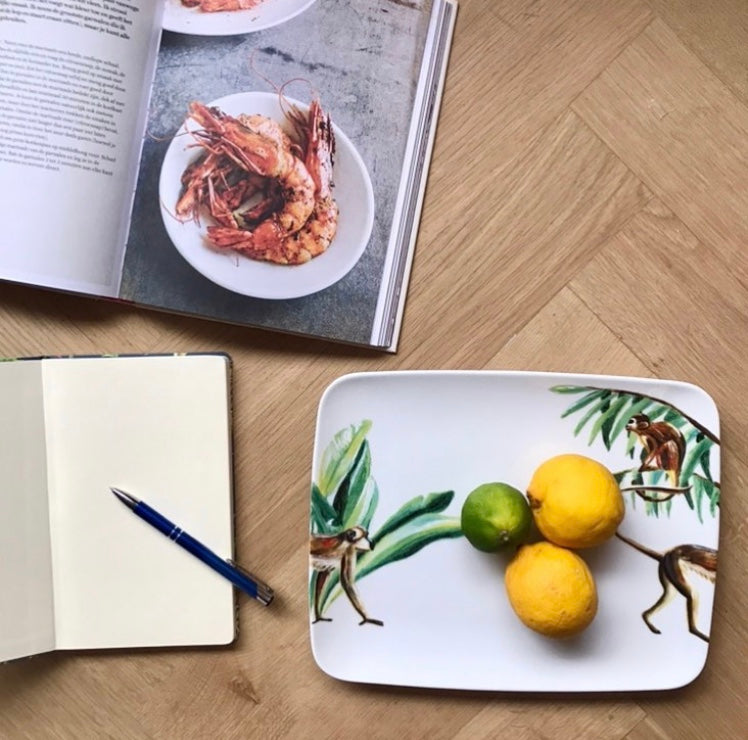 Serving dish / dinner plate monkey Jungle Stories Monkey