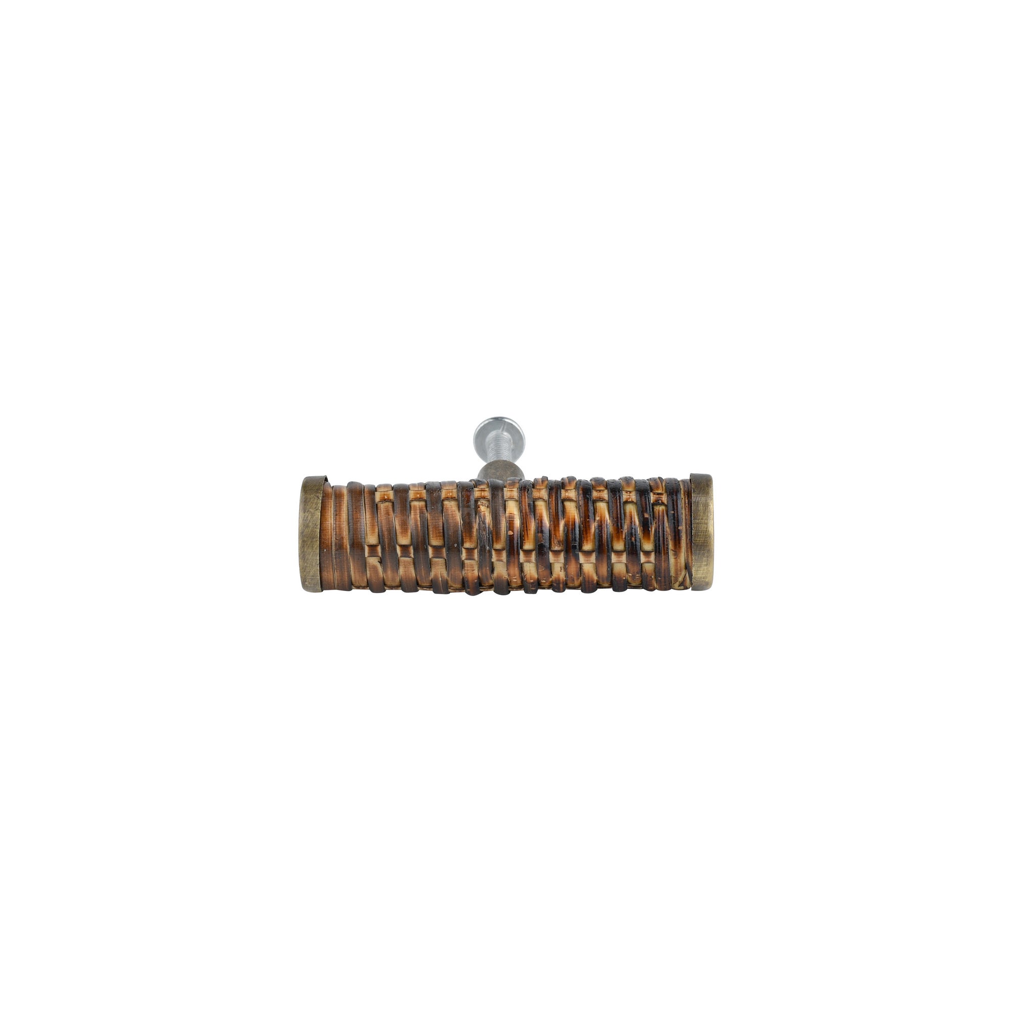 Kastknop rotan donkerbruin