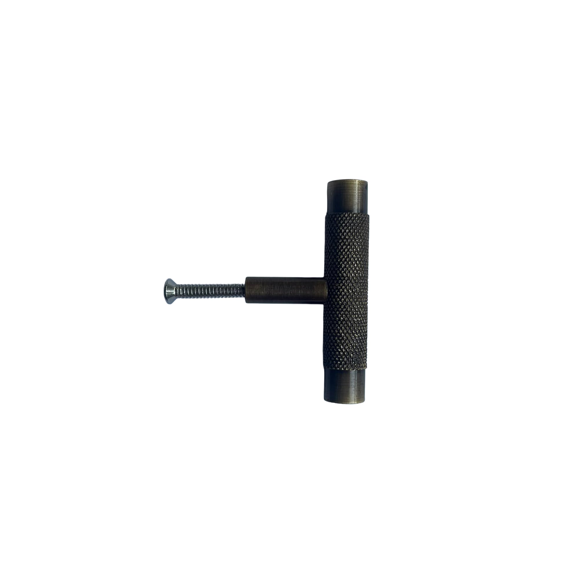 Kastknop messing antiek gouden finish