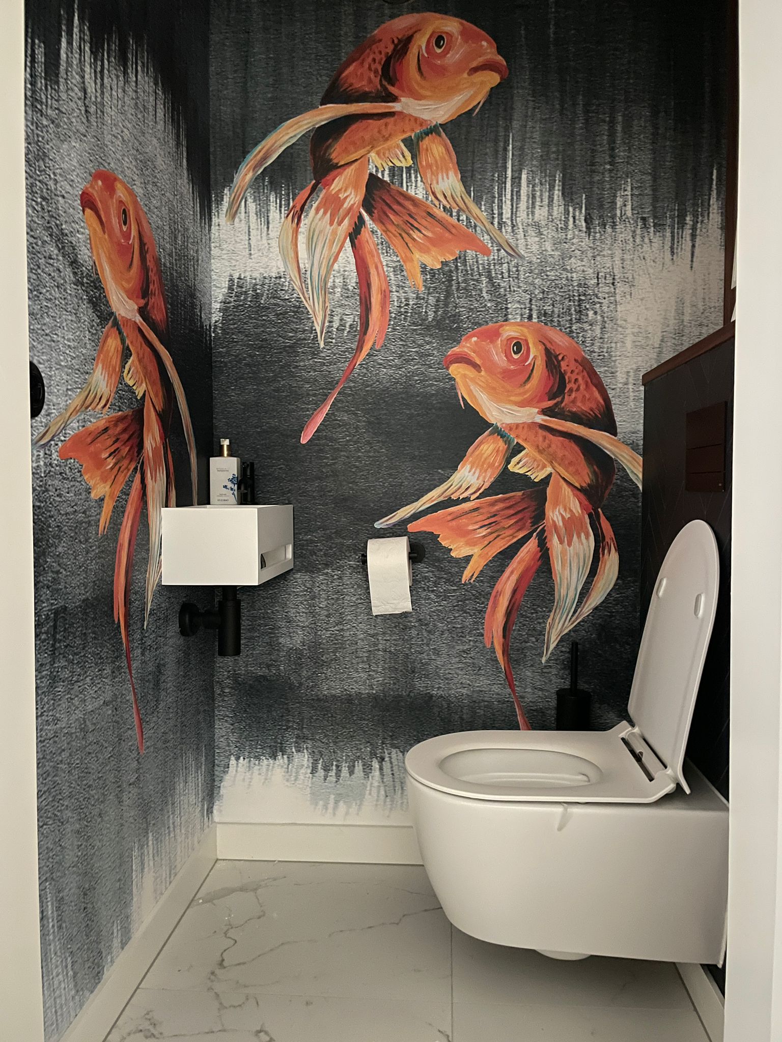 Mural Koi Fish Art