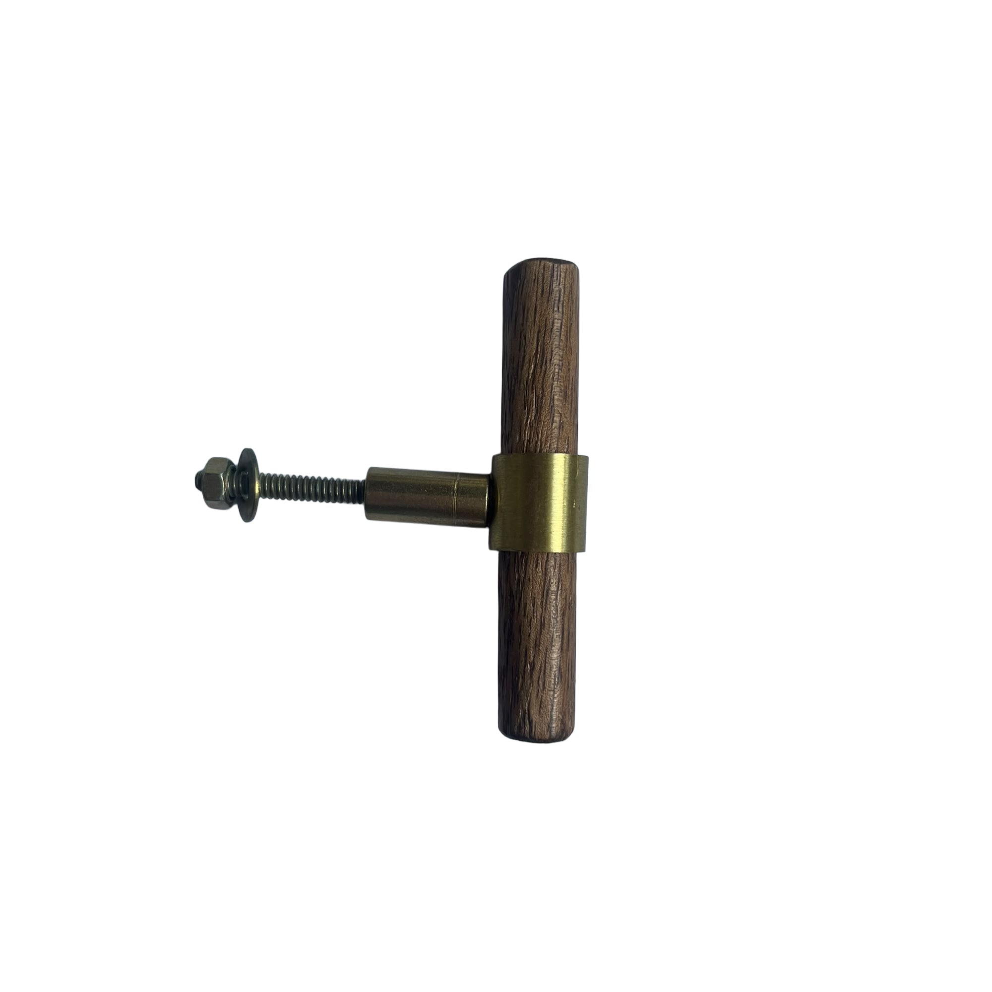 Limited edition: Houten messing greep