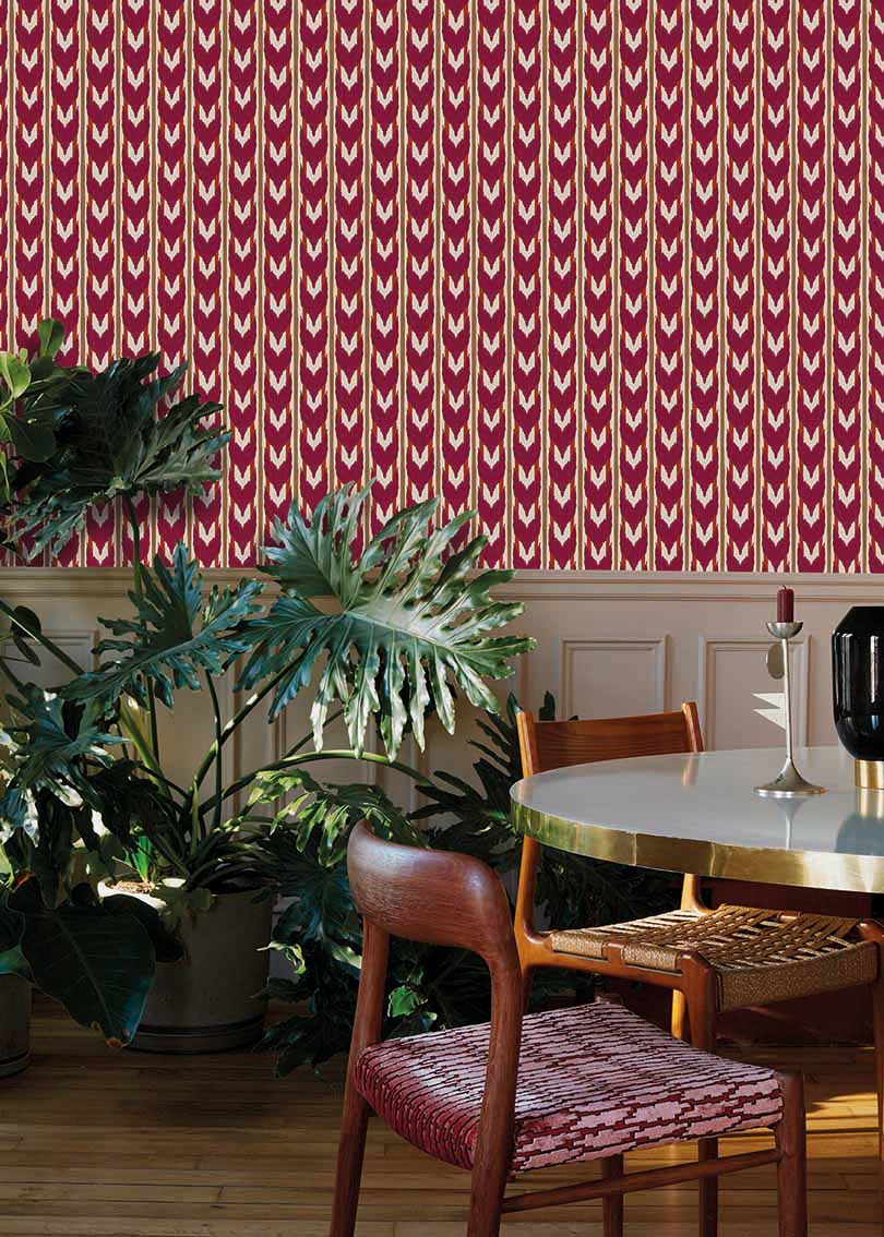 Behang Maison Artisan Ikat