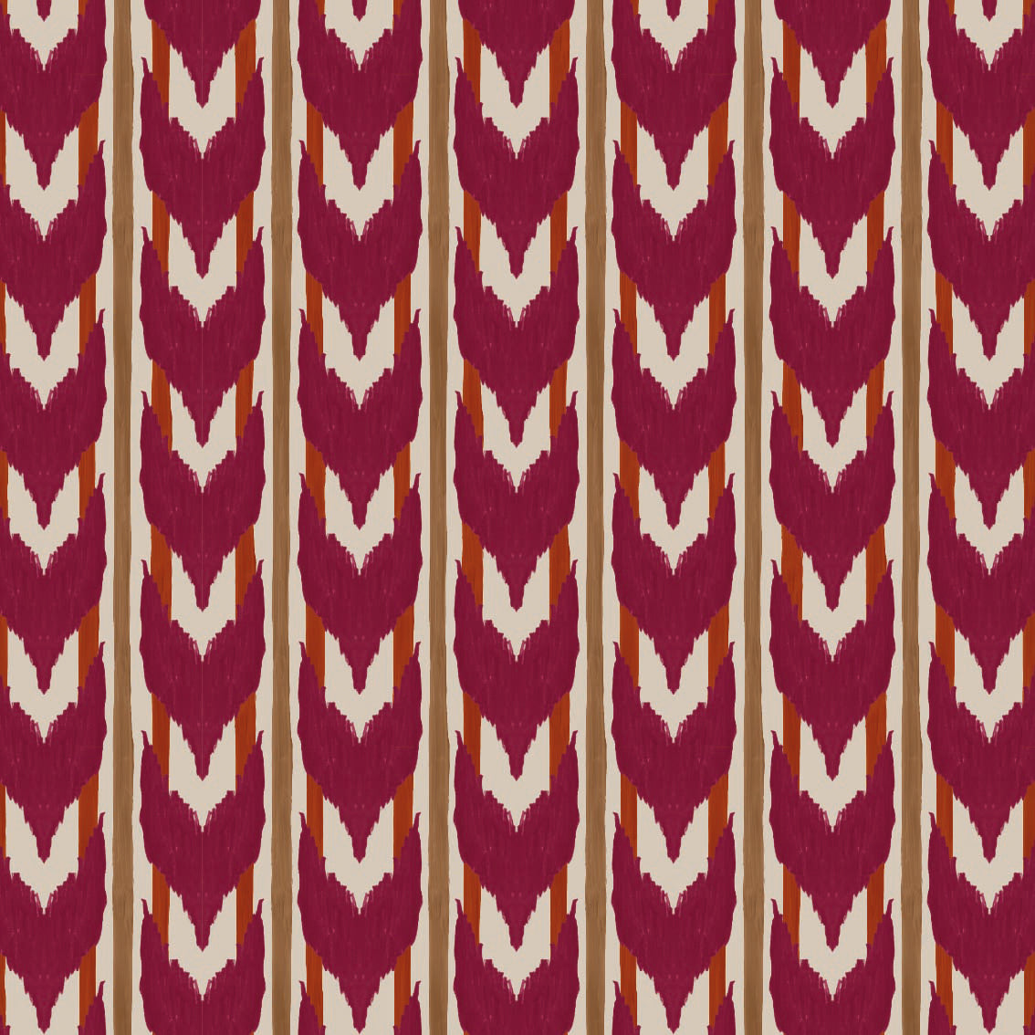 Behang Maison Artisan Ikat