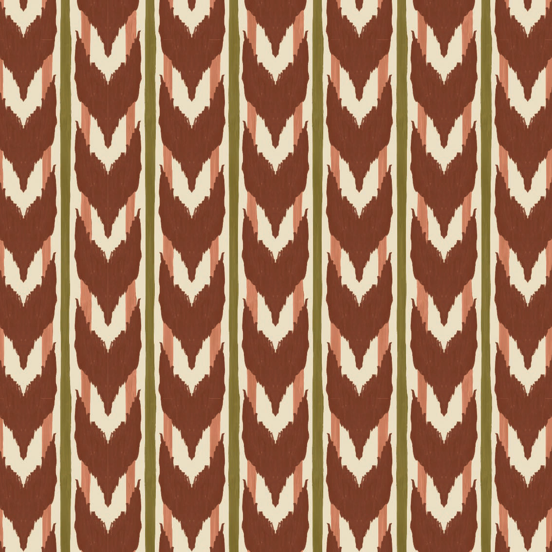 Behang Maison Artisan Ikat