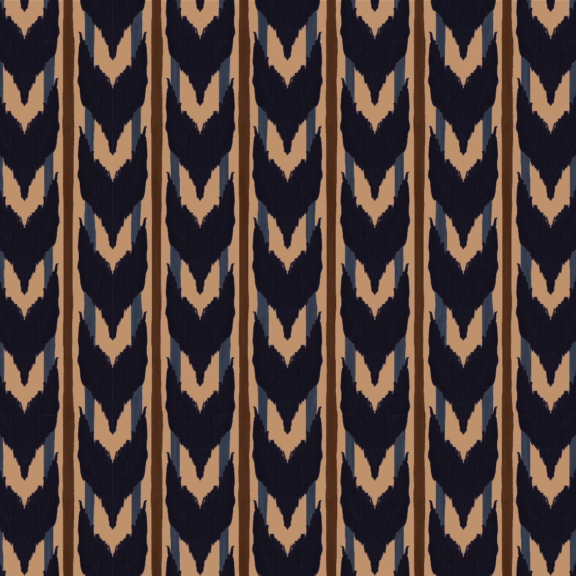 Behang Maison Artisan Ikat