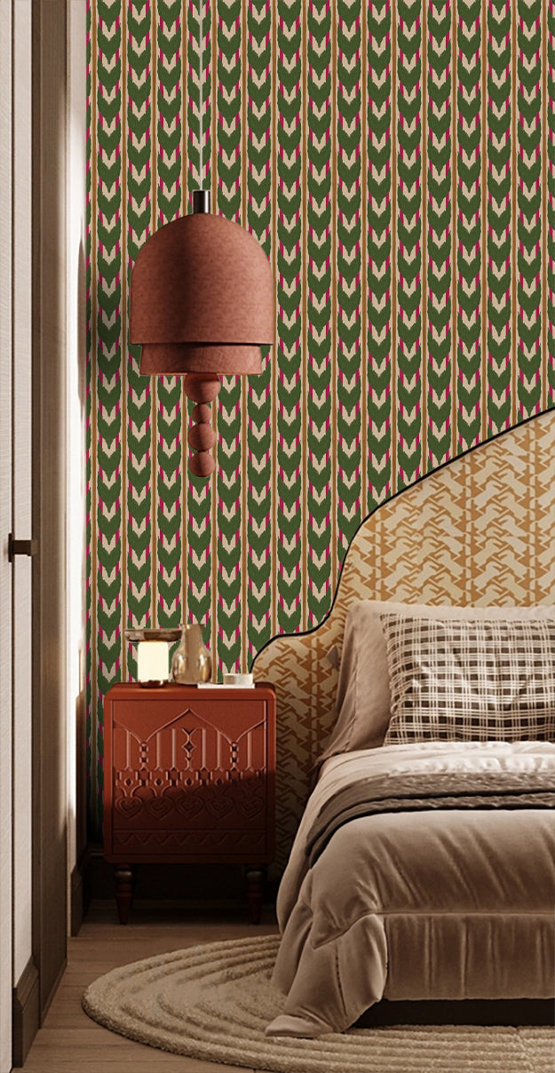 Behang Maison Artisan Ikat