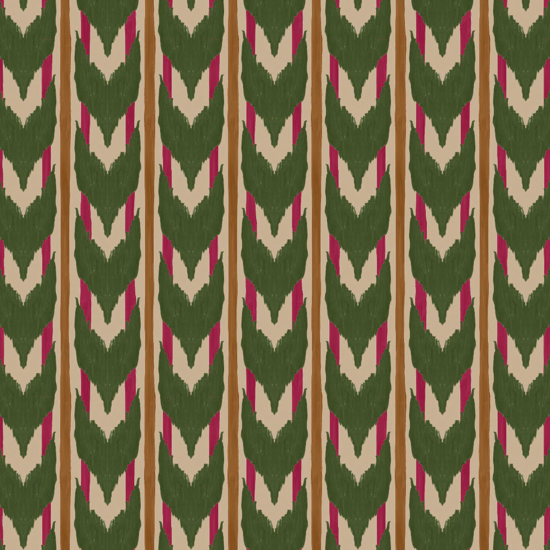 Behang Maison Artisan Ikat
