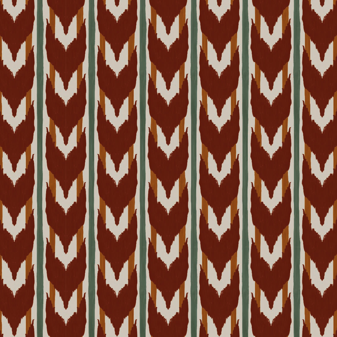 Behang Maison Artisan Ikat