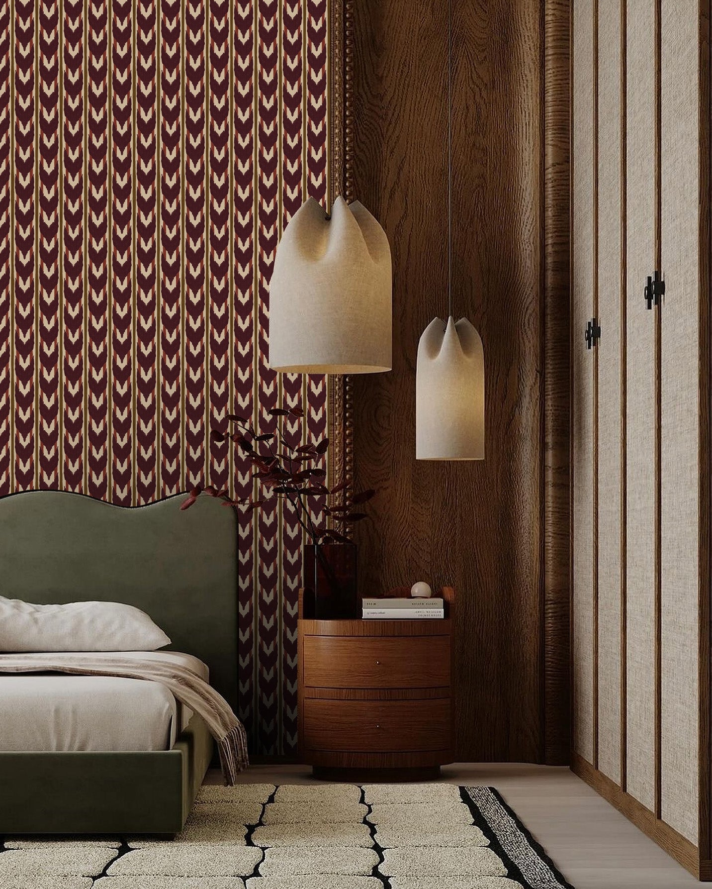 Behang Maison Artisan Ikat