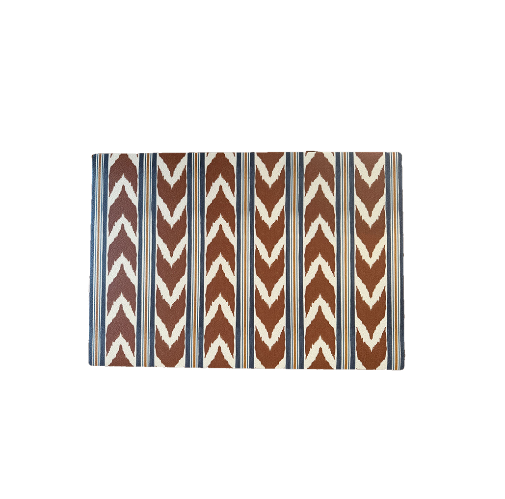 Placemat Edgy Ikat bruin